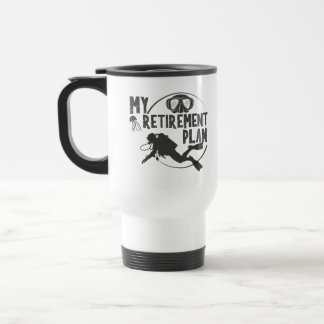 Mug De Voyage mon plan de retraite plongée plongée plongée voyag