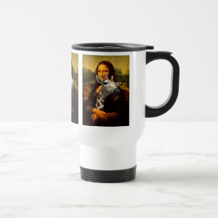 Mug De Voyage Mona Lisa aime les girafes