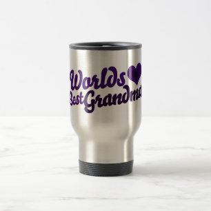 Mug De Voyage Monde meilleur grand-mère