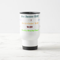 Mondes plus frais papa Fête des pères café Voyage