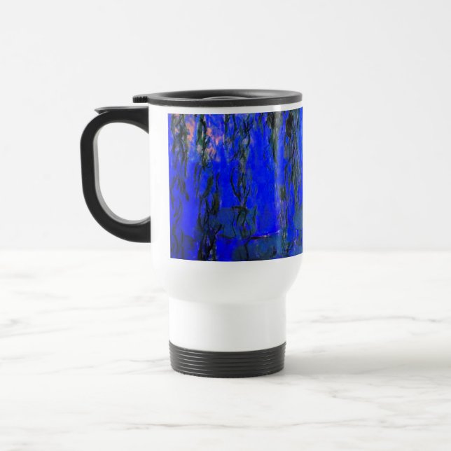 Mug De Voyage Monet Lys d'eau et Branches de saules de pleurs (Gauche)