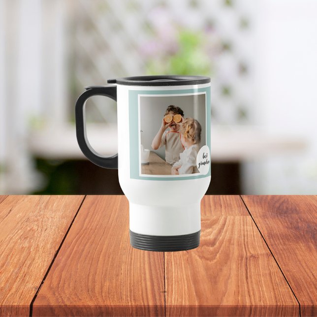 Mug De Voyage Monnaie Photo Moderne Lovely Grandma Cadeau (Créateur téléchargé)