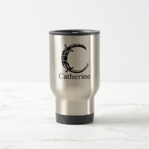 Mug De Voyage Monogramme de fantaisie : Catherine