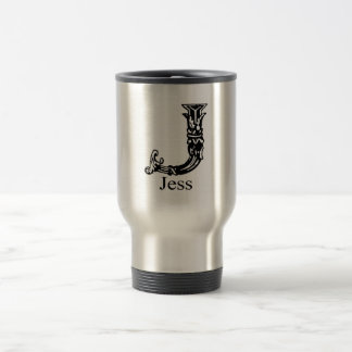 Mug De Voyage Monogramme de fantaisie : Jess