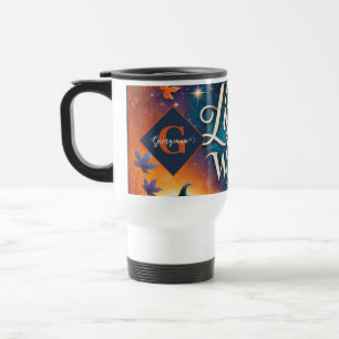 Mug De Voyage Monogramme Vibrant Christian Halloween Bible Verse
