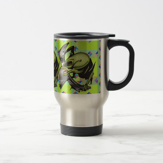 Mug De Voyage Monstres d'espace extra-atmosphérique (Droit)