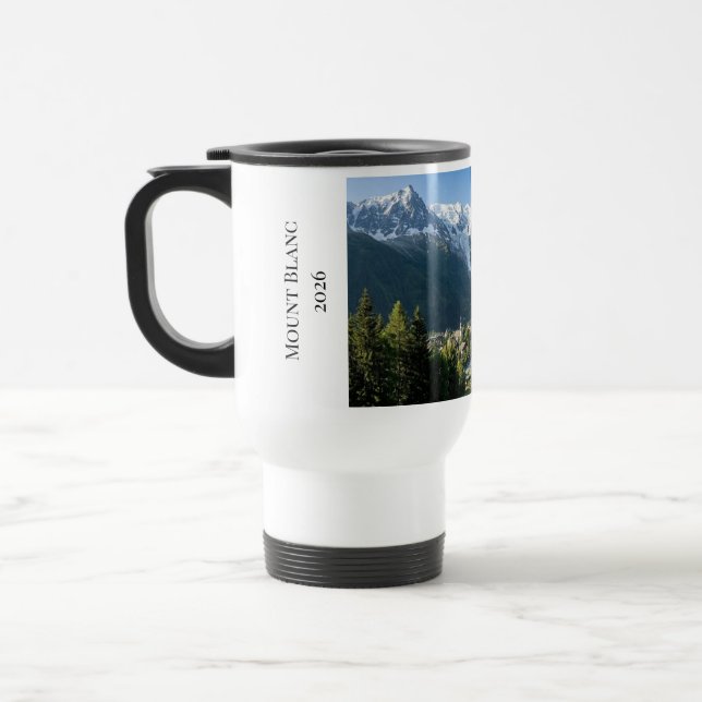 Mug De Voyage Mont Blanc French Alps Chamonix Custom (Gauche)