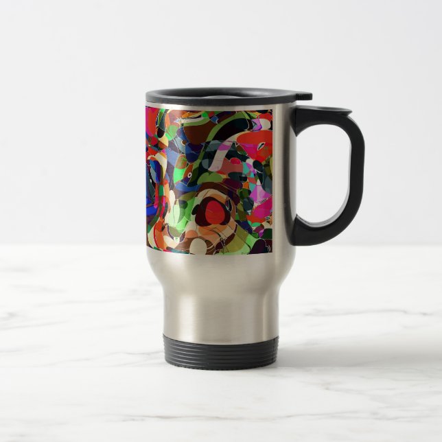 Mug De Voyage Montage des couleurs (Droit)