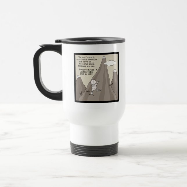 Mug De Voyage Montagne Climat (Gauche)