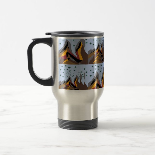 Mug De Voyage Montagnes Cool (Gauche)