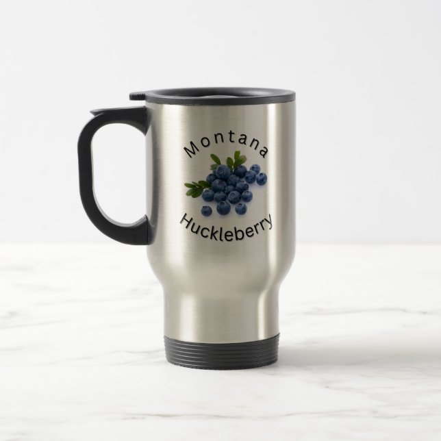 Mug De Voyage Montana Huckleberry. Montana, Sportifs, Extérieur (Gauche)