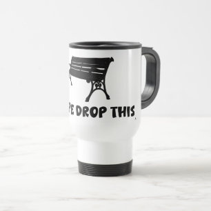 Mug De Voyage Montée de Corde Ce Logo Drôle de Parc à Thèmes Épi