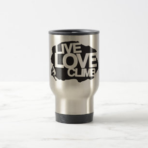 Mug De Voyage Montée vivante d'amour s'élevant
