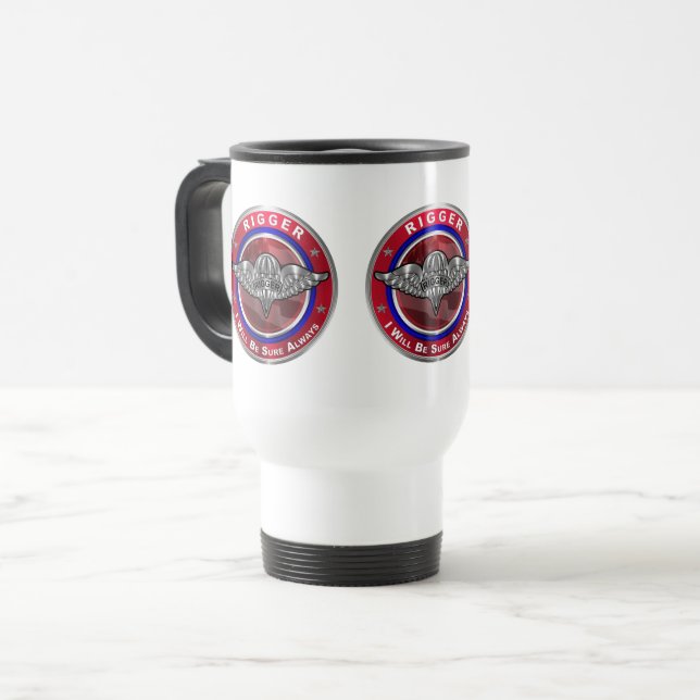 Mug De Voyage Monteur de parachute (Devant gauche)