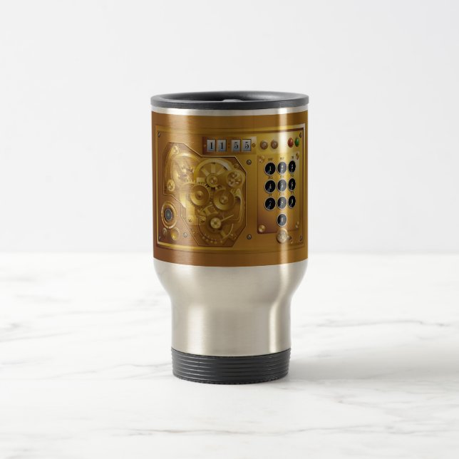 Mug De Voyage Montre Steampunk (Centre)