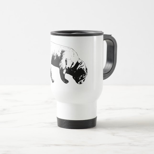 Mug De Voyage Montre Vector, Prêt à Sniffer (Devant droit)