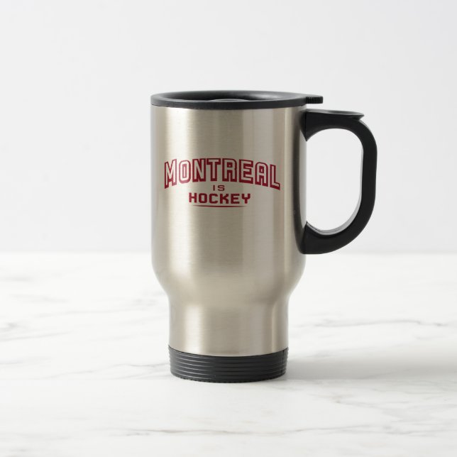 Mug De Voyage Montréal est la Musique de Voyage de hockey (Droit)