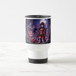 Mug De Voyage Morts-vivants Distribuent des cerveaux Halloween d