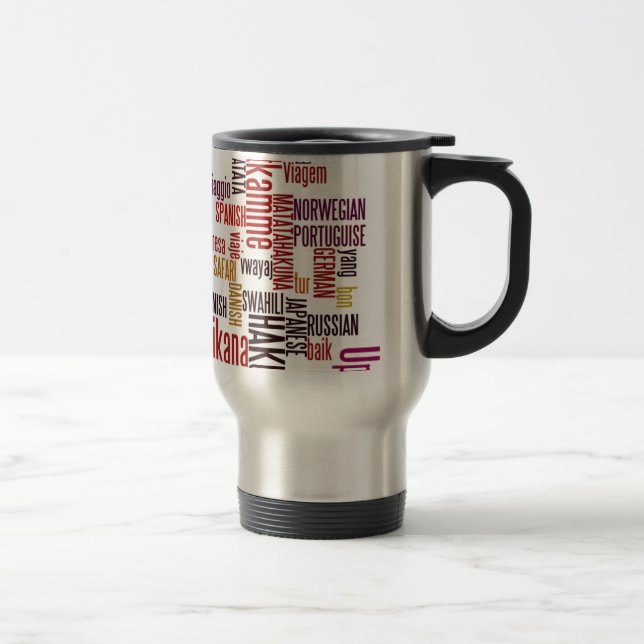 Mug De Voyage mot Hakuna Matata (Droit)