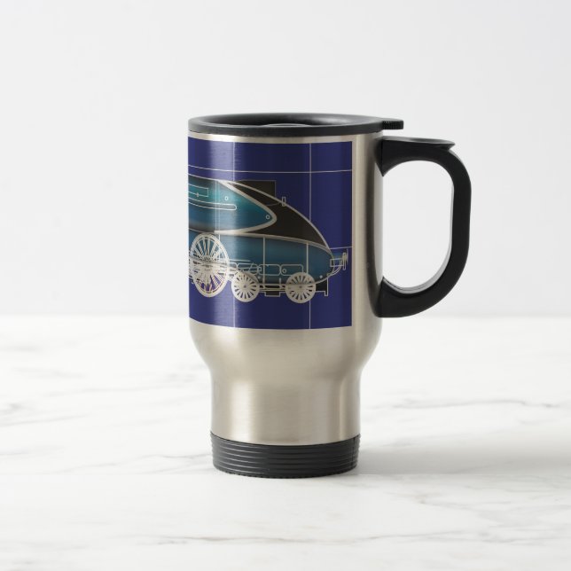 Mug De Voyage Moteur à vapeur (Droit)