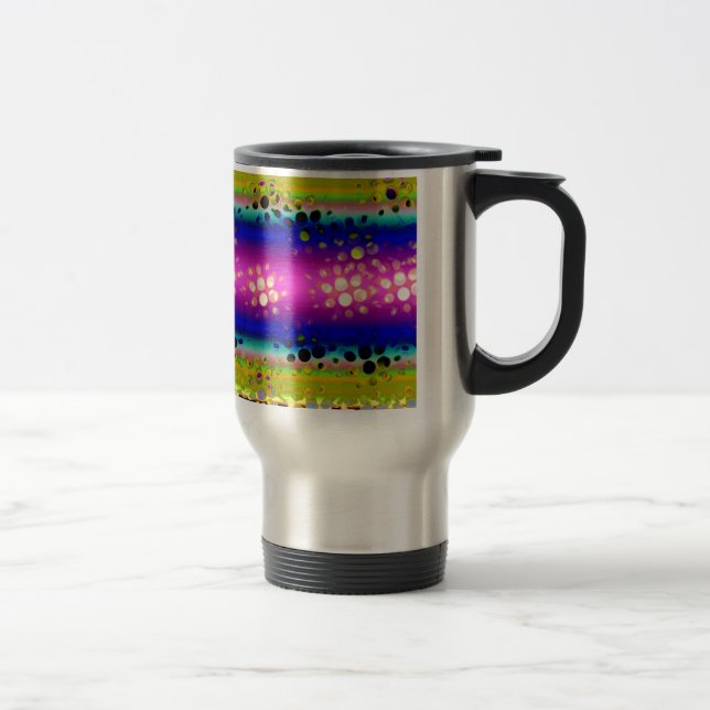 Mug De Voyage Motif Abstrait coloré (Droit)