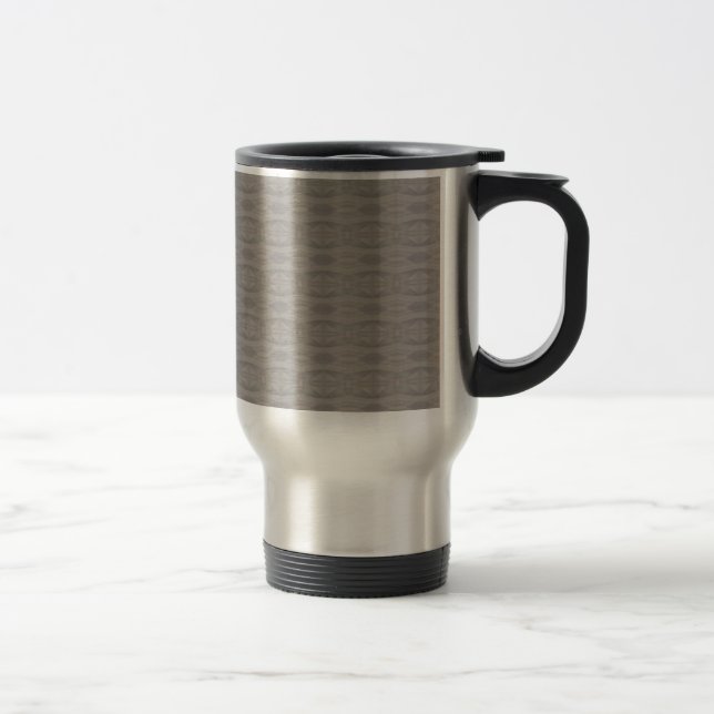 Mug De Voyage Motif Aztec Gris (Droit)
