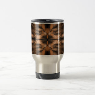 Mug De Voyage Motif biologique imaginaire orange