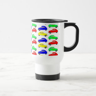 Mug De Voyage Motif carrelé par cv de Citroen 2
