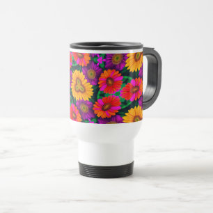 Mug De Voyage Motif coloré Daisy Bouquet