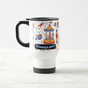 Mug De Voyage Motif de cirque Anniversaire de enfant du Carnaval