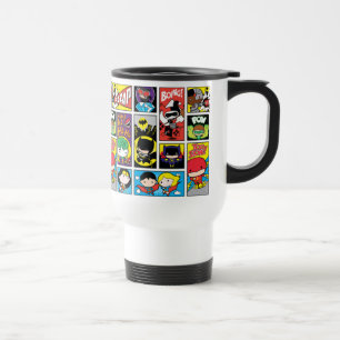 Mug De Voyage Motif de compilation de la Ligue de justice de Chi