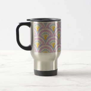 Mug De Voyage Motif de coquille de couleur pastel