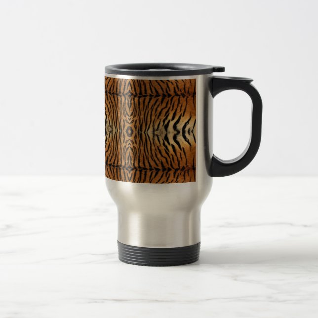 Mug De Voyage Motif de fourrure de tigre (Droit)