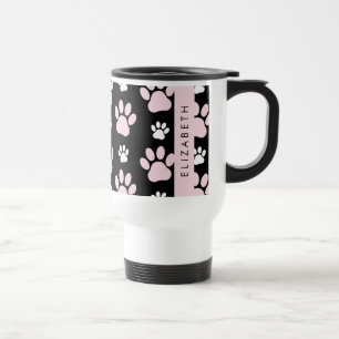Mug De Voyage Motif De Pailles, Pailles Roses, Pailles De Chien,