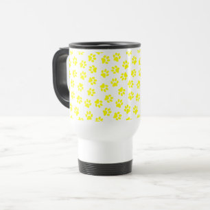 Mug De Voyage Motif De Pâtes, Patrouilles De Chien, Paws Jaunes
