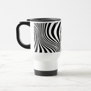 Mug De Voyage Motif de texture de peau d'animal zèbre-88