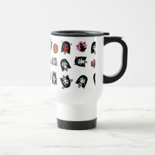 Mug De Voyage Motif d'Emoji d'enchanteresse du peloton   de
