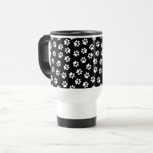 Mug De Voyage Motif d'empreintes de pattes, empreintes de pattes