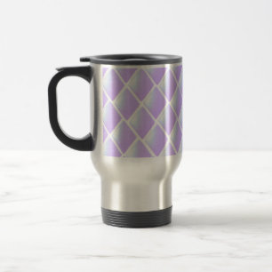 Mug De Voyage Motif diamant matelassé violet