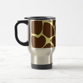 Mug De Voyage Motif d'impression de girafe dans Brown foncé
