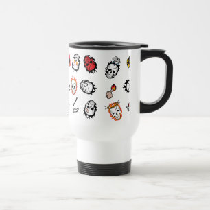 Mug De Voyage Motif du peloton   Diablo Emoji de suicide