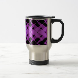 Mug De Voyage Motif étoiles noir et violet