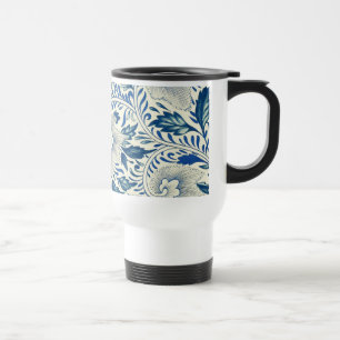 Mug De Voyage Motif Floral bleu Antique Design asiatique