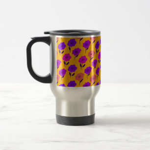 Mug De Voyage Motif floral vibrant