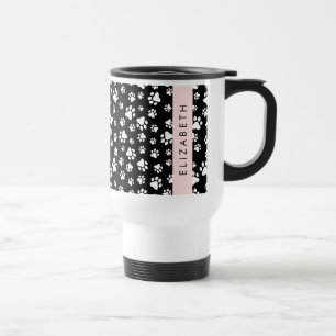 Mug De Voyage Motif mâle, Patrouilles de chien, Noir et Blanc, V