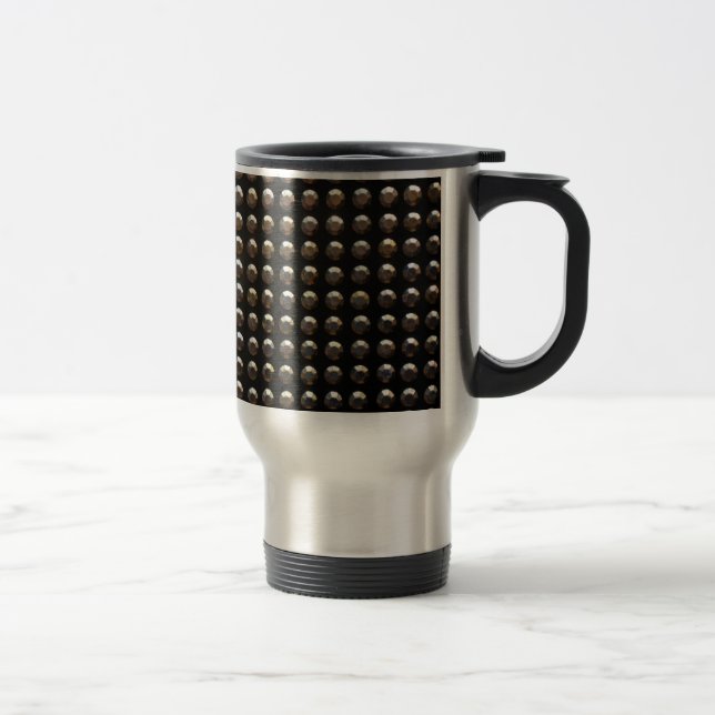 Mug De Voyage Motif métallique de goujons (Droit)