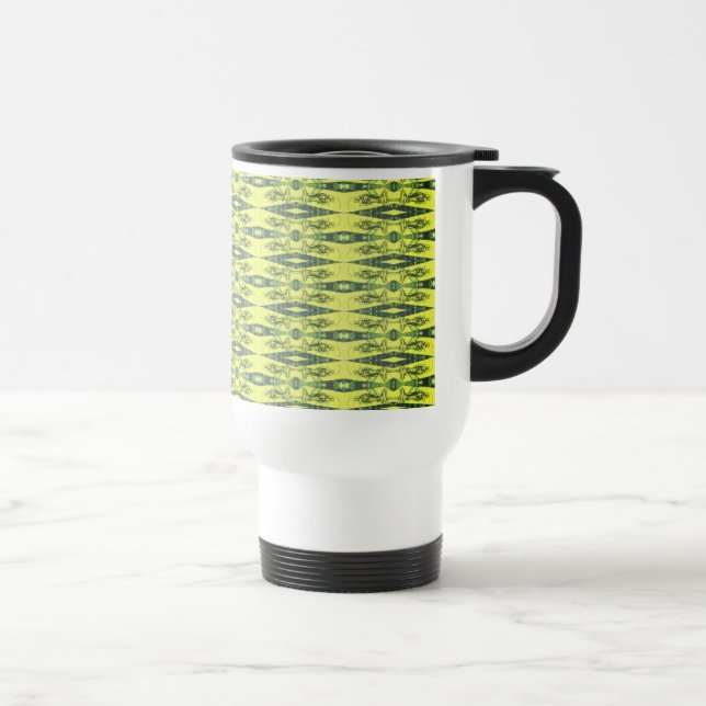 Mug De Voyage Motif noir et jaune (Droite)