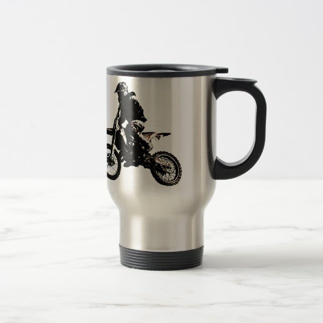 Mug De Voyage Motocross (Droit)