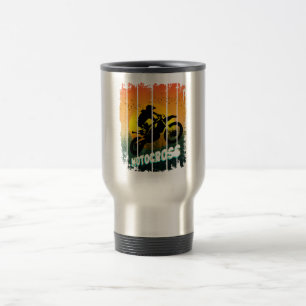 Mug De Voyage Motocross nature conduite moto sports pilote