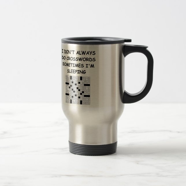 Mug De Voyage mots croisé (Droit)